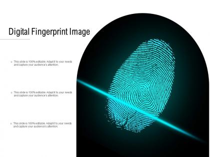 Digital fingerprint image