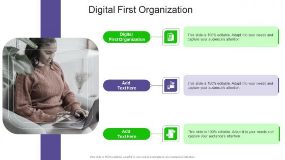 Digital First Organization In Powerpoint And Google Slides Cpb