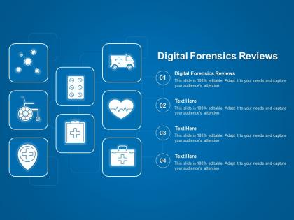 Digital forensics reviews ppt powerpoint presentation slides graphics tutorials