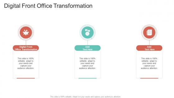Digital Front Office Transformation In Powerpoint And Google Slides Cpb