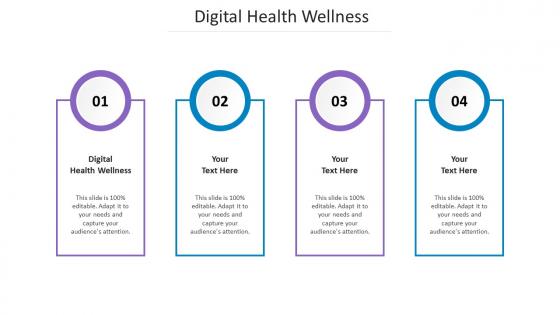 Digital Health Wellness Ppt Powerpoint Presentation Gallery Format Cpb