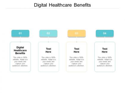 Digital healthcare benefits ppt powerpoint presentation layouts skills cpb