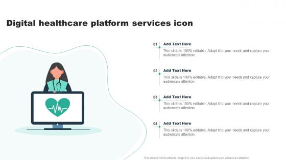 Digital Healthcare Platform Services Icon