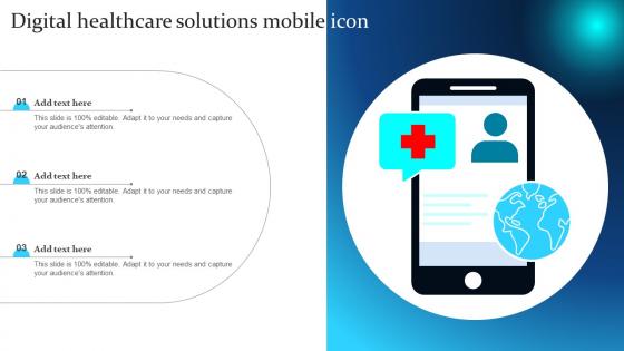 Digital Healthcare Solutions Mobile Icon