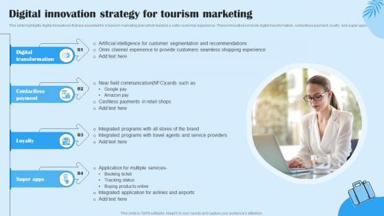 Digital Innovation Strategy For Tourism Marketing