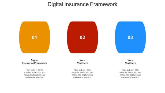 Digital insurance framework ppt powerpoint presentation outline files cpb