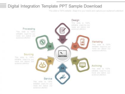 Digital integration template ppt sample download