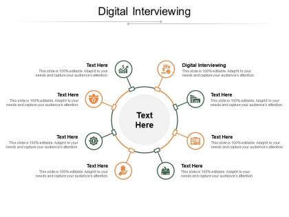 Digital interviewing ppt powerpoint presentation visual aids example 2015 cpb