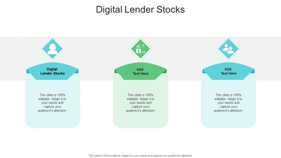 Digital Lender Stocks In Powerpoint And Google Slides Cpb