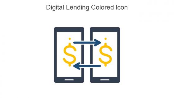 Digital Lending Colored Icon In Powerpoint Pptx Png And Editable Eps Format