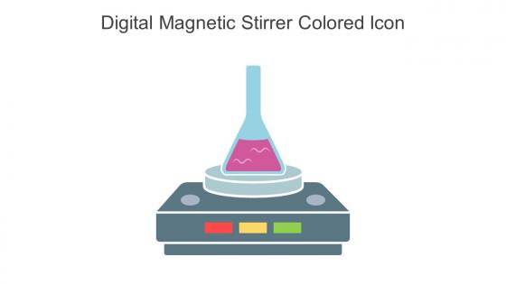Digital Magnetic Stirrer Colored Icon In Powerpoint Pptx Png And Editable Eps Format