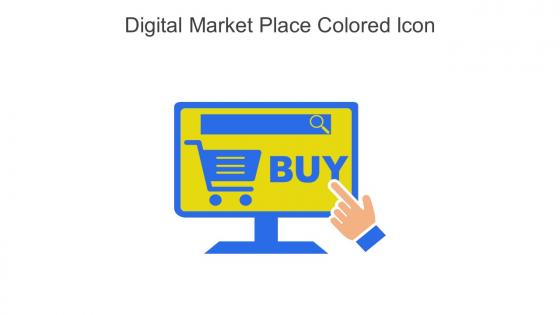 Digital Market Place Colored Icon In Powerpoint Pptx Png And Editable Eps Format