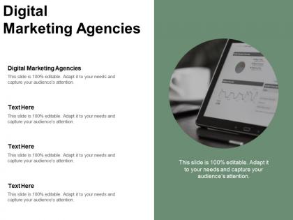 Digital marketing agencies ppt powerpoint presentation gallery deck cpb