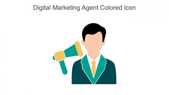 Digital Marketing Agent Colored Icon In Powerpoint Pptx Png And Editable Eps Format