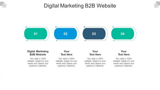 Digital marketing b2b website ppt powerpoint presentation ideas guide cpb