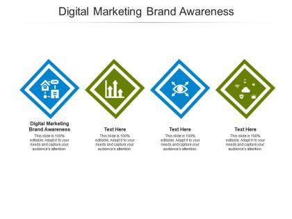 Digital marketing brand awareness ppt powerpoint presentation portfolio templates cpb