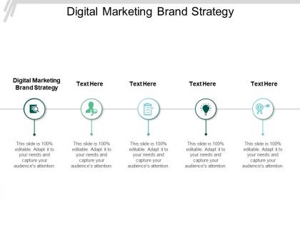 Digital marketing brand strategy ppt powerpoint presentation slides good cpb