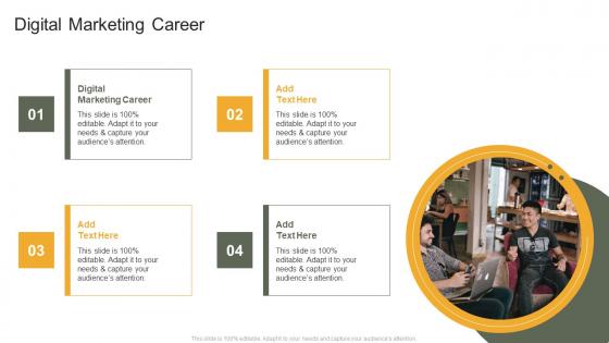 Digital Marketing Career In Powerpoint And Google Slides Cpb