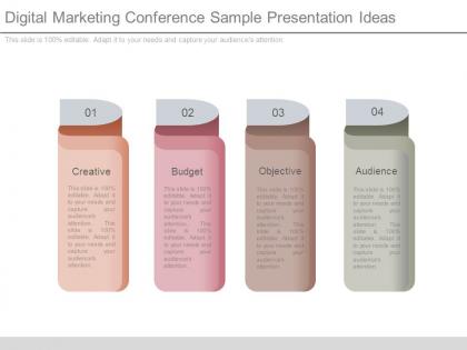 Digital marketing conference sample presentation ideas