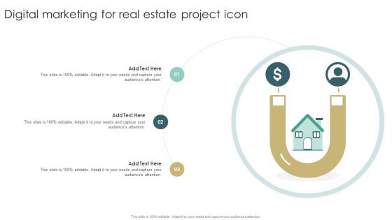 Digital Marketing For Real Estate Project Icon