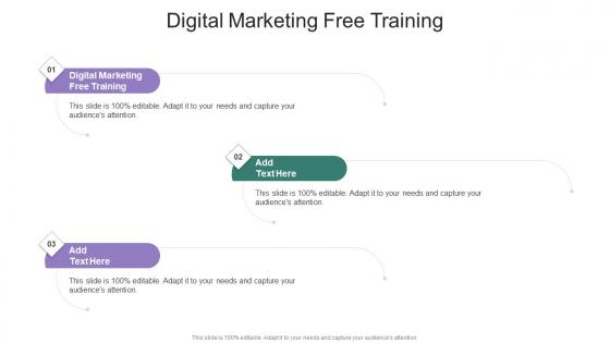 Digital Marketing Free Training In Powerpoint And Google Slides Cpb