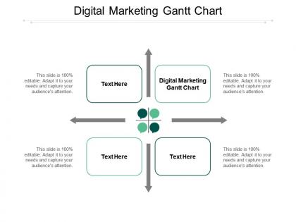 Digital marketing gantt chart ppt powerpoint presentation slides example introduction cpb