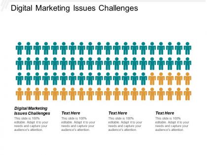 Digital marketing issues challenges ppt powerpoint presentation ideas mockup cpb