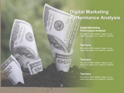 Digital marketing performance analysis ppt powerpoint presentation styles slides cpb