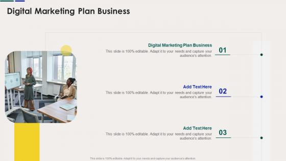 Digital Marketing Plan Business In Powerpoint And Google Slides Cpb