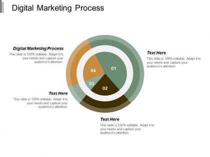 Digital marketing process ppt powerpoint presentation infographic template brochure cpb