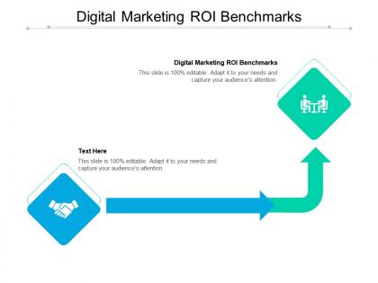 Digital marketing roi benchmarks ppt powerpoint presentation infographic template ideas cpb