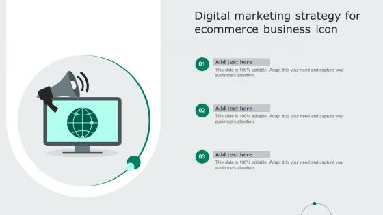 Digital Marketing Strategy For Ecommerce Business Icon
