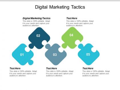 Digital marketing tactics ppt powerpoint presentation infographic template layouts cpb