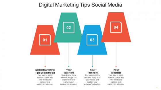 Digital marketing tips social media ppt powerpoint presentation model layout ideas cpb