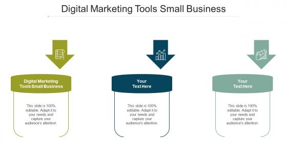 Digital Marketing Tools Small Business Ppt Powerpoint Presentation Model Show Cpb