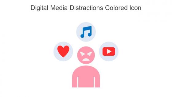 Digital Media Distractions Colored Icon In Powerpoint Pptx Png And Editable Eps Format