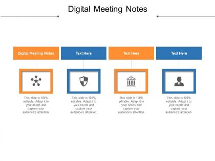 Digital meeting notes ppt powerpoint presentation inspiration layouts cpb