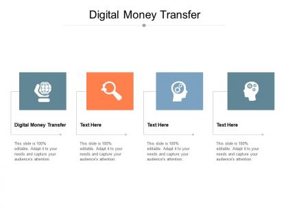Digital money transfer ppt powerpoint presentation inspiration skills cpb