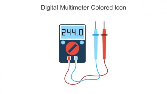 Digital Multimeter Colored Icon In Powerpoint Pptx Png And Editable Eps Format