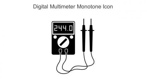 Digital Multimeter Monotone Icon In Powerpoint Pptx Png And Editable Eps Format