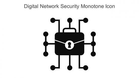 Digital Network Security Monotone Icon In Powerpoint Pptx Png And Editable Eps Format