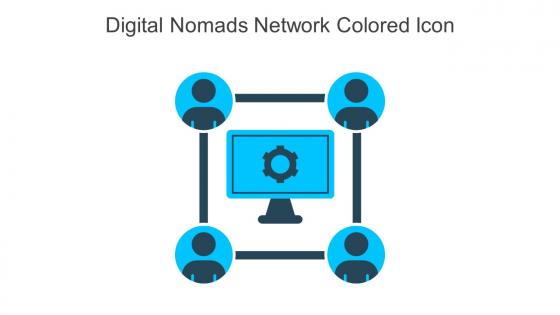 Digital Nomads Network Colored Icon In Powerpoint Pptx Png And Editable Eps Format