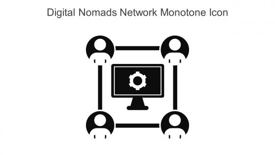Digital Nomads Network Monotone Icon In Powerpoint Pptx Png And Editable Eps Format