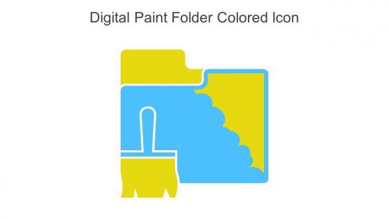 Digital Paint Folder Colored Icon In Powerpoint Pptx Png And Editable Eps Format