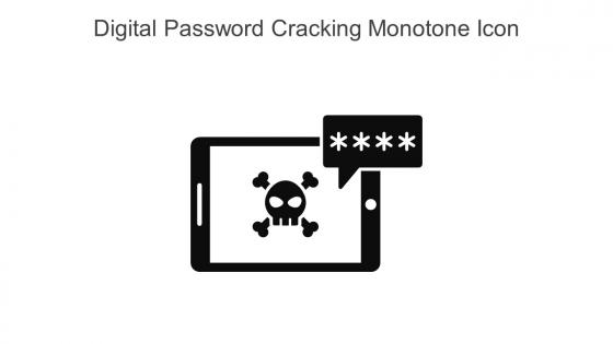 Digital Password Cracking Monotone Icon In Powerpoint Pptx Png And Editable Eps Format
