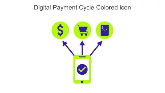 Digital Payment Cycle Colored Icon In Powerpoint Pptx Png And Editable Eps Format
