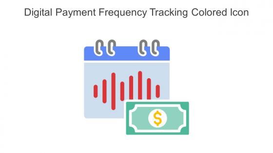 Digital Payment Frequency Tracking Colored Icon In Powerpoint Pptx Png And Editable Eps Format
