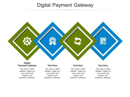 Digital payment gateway ppt powerpoint presentation pictures vector cpb