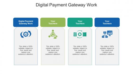 Digital payment gateway work ppt powerpoint presentation layouts design templates cpb