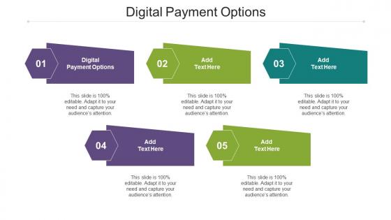 Digital Payment Options Ppt Powerpoint Presentation File Slide Download Cpb